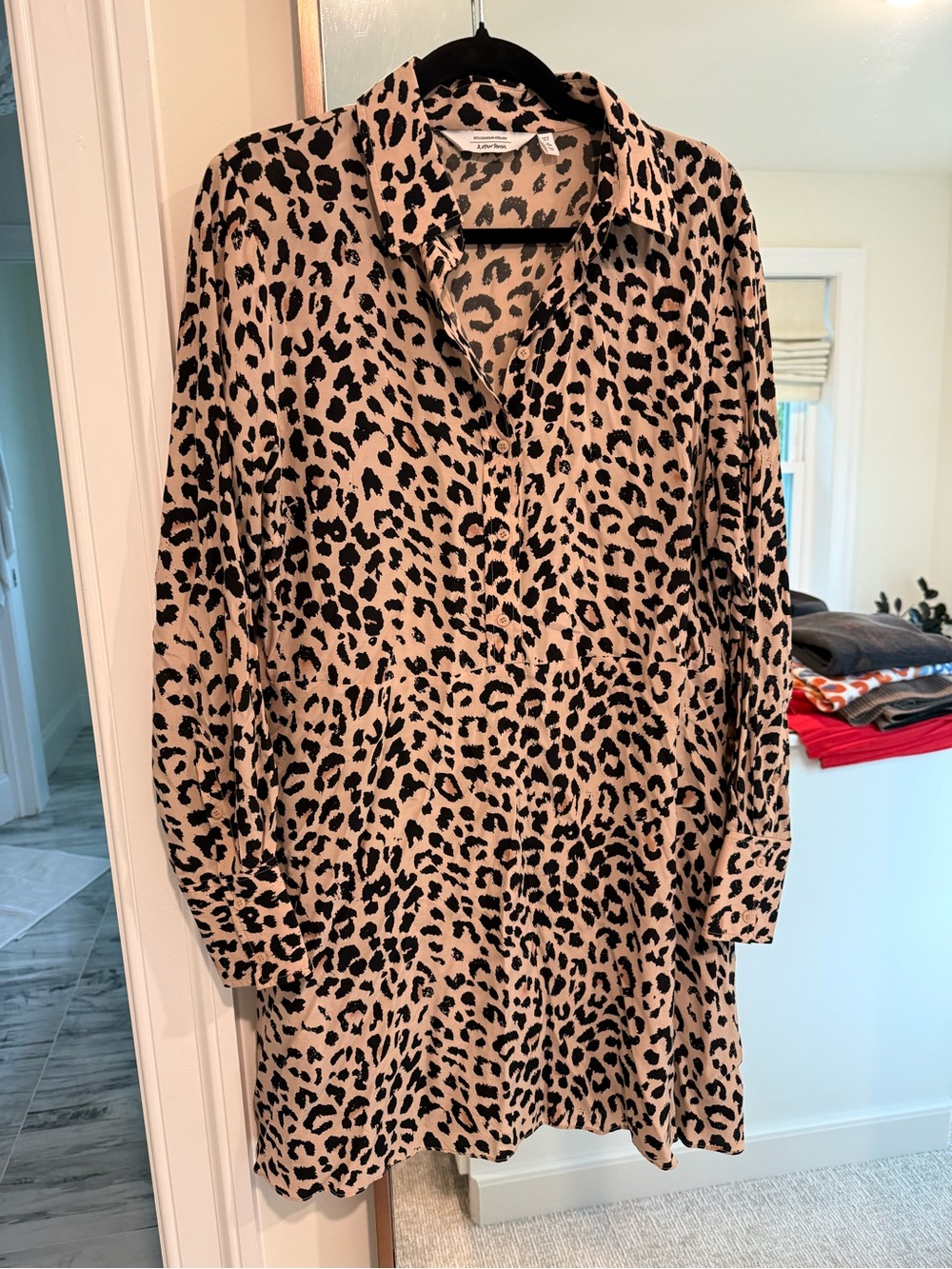 And Other Stories Leopard Print Midi Dress - Picture 1 of 3